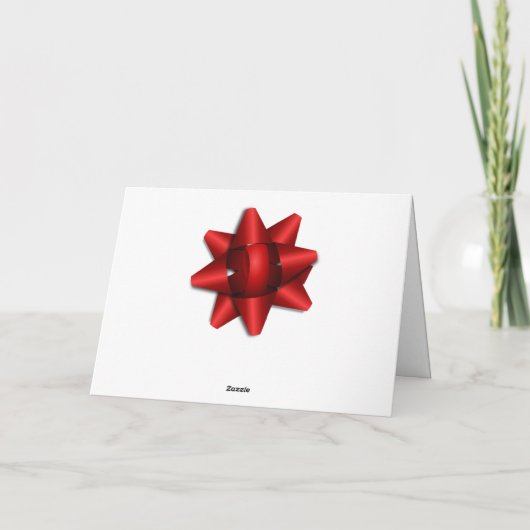 Kerstman Belt Kerst Kaart (Achterkant)