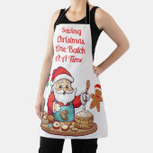 Kerstman Bespaar Kerstmis Een Batch Bij Een | Schort (Insitu)