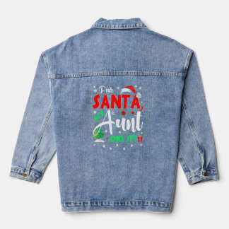 Kerstman, beste kerstman, mijn tante... denim jacket