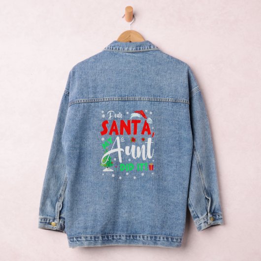 Kerstman, beste kerstman, mijn tante... denim jacket (Hangar)