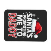 Kerstman bevordert me tot Kerstman Magneet (Horizontaal)