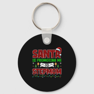 Kerstman bevordert me tot stiefmoeder Xmas expecti Sleutelhanger