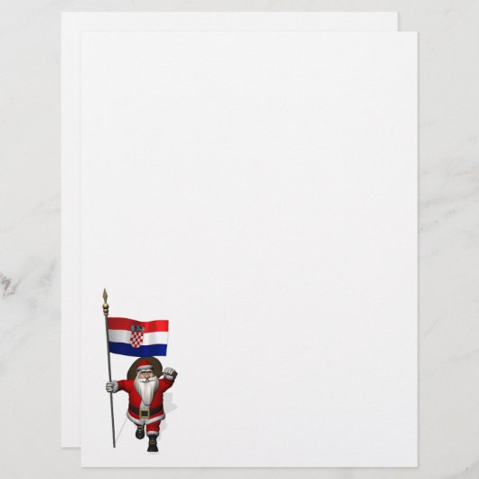 Kerstman bezoekt Kroatië (Voorkant / Achterkant)