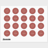 Kerstman Bezorg Sticker | Kerst Elf Label Zegel (Vel)