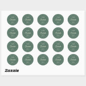 Kerstman Bezorging Sticker | Kerst Elf Label Zegel (Vel)