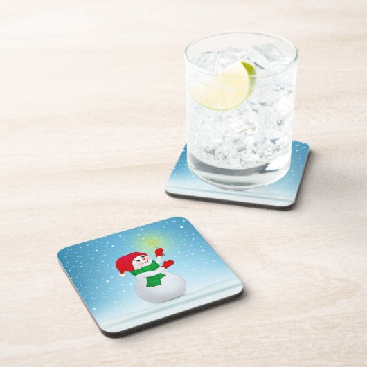 Kerstman Bier Onderzetter (Rechterzijde)