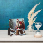 Kerstman Bigfoot Fotoplaat (Insitu)