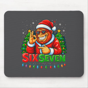 Kerstman Bigfoot Kerst Sasquatch 67 Grappige Meme Muismat