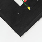Kerstman Bigfoot Kerstverlichting Grappige Sasquat Fleece Deken (Hoek)