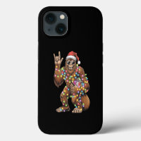 Kerstman Bigfoot Kerstverlichting Rock Grappig