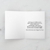 Kerstman bij het Zee Kerst Kaart (Binnen)