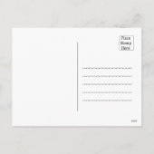 Kerstman bij schoorsteen Kerstmis Feestdagenkaart (Achterkant)