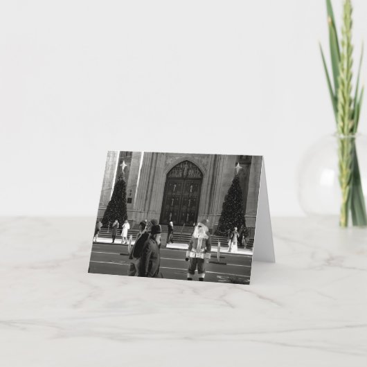 Kerstman bij St. Patrick de Kaart van de (Voorkant)