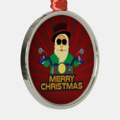 Kerstman Biker Ornament (Rechts)