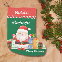 Kerstman blij met Cadeaus voor jou