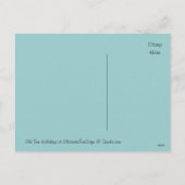 Kerstman Blimp - briefkaart (Achterkant)