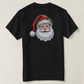Kerstman Bling-Bling T-shirt (Design achterkant)