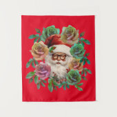 KERSTMAN BLOEMEN KERSTCADEAU WANDKLEED (Voorkant)