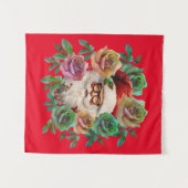 KERSTMAN BLOEMEN KERSTCADEAU WANDKLEED (Voorkant (horizontaal))