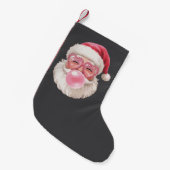 Kerstman Blowing Bubble Kerstmis Grappige Kerstmis Kleine Kerstsok (Voorkant (Hangend))