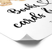 Kerstman - boeken kaarten en cadeaus poster (Hoek)
