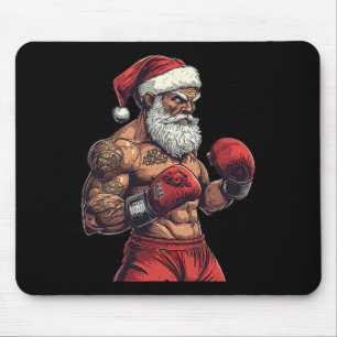 Kerstman Boksen en MMA - Kerst Boksen Muismat
