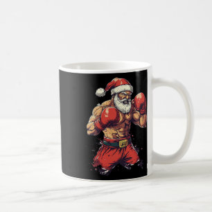 Kerstman boksen en Muay Thai Koffiemok