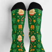 Kerstman, Bomen & Kerstpatroon Sokken (Top)