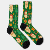Kerstman, Bomen & Kerstpatroon Sokken (Rechts)