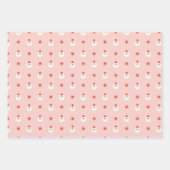 Kerstman bomen Sterren Wrapping Paper Set (Voorkant 2)