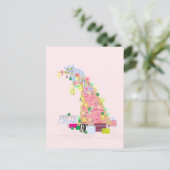 Kerstman Boom Kerstkaart Briefkaart (Staand voorkant)