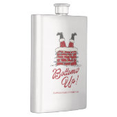 Kerstman Bottoms Up Leuke Kerstvakantie Feestje Flacon (Rechts)