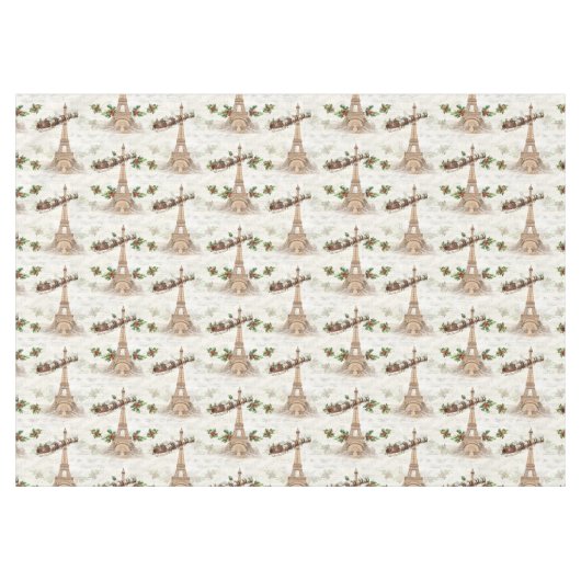 kerstman boven kersttafelkleed tafelkleed (Voorkant (Horizontaal))