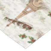 kerstman boven kersttafelkleed tafelkleed (Gekanteld)