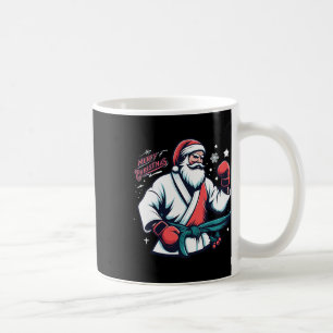Kerstman Boxer Boksen Liefhebber Kickboksen Mart Koffiemok