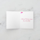 Kerstman - Boyvriend Husband Mr. of Zijn naam Feestdagen Kaart (Binnen)