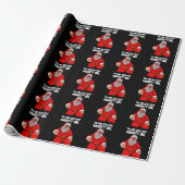 KERSTMAN BOZE MEISJE INPAKPAPIER (Uitgerold)