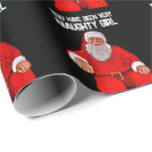 KERSTMAN BOZE MEISJE INPAKPAPIER (Rol Hoek)