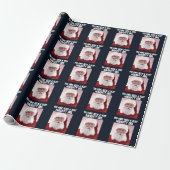 KERSTMAN BOZE MEISJE INPAKPAPIER (Uitgerold)