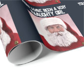 KERSTMAN BOZE MEISJE INPAKPAPIER (Rol Hoek)