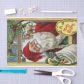 Kerstman brengt Cadeaus! Tissuepapier (Craft)