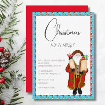 Kerstman brengt de drank kerst