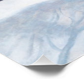 Kerstman brengt een lading boeken bezorgt door Wye Perfect Poster (Hoek)