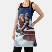 Kerstman brengt een lading boeken door Wyeth Schort (Insitu)