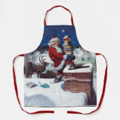 Kerstman brengt een lading boeken door Wyeth Schort (Voorkant)