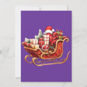 Kerstman brief kaart (Achterkant)