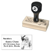 Kerstman Brief, Lever a.u.b. aan, Noordpool Rubberstempel (Gestempeld)