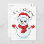 Kerstman Briefkaart (Voorkant / Achterkant)