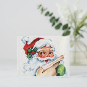  kerstman briefkaart (Staand voorkant)