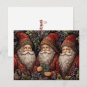 kerstman briefkaart (Voorkant / Achterkant)